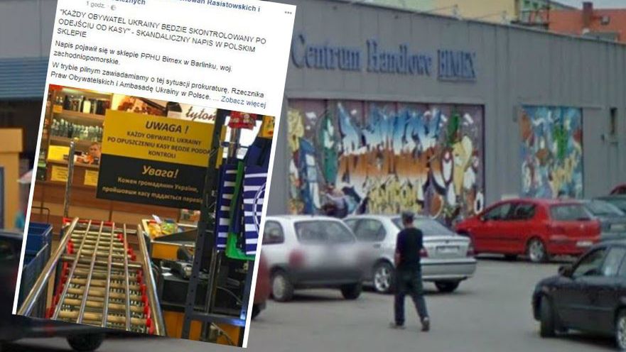 Właściciel sklepu, po krytyce z jaką się spotkał, zdecydował o zdjęciu tabliczki