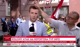 Reporter TVP Info musiał przerwać relację. "Mamy tu poważną sprawę, a pan robi sobie żarty"