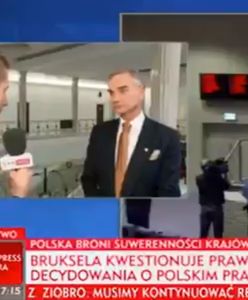 Interesująca rozmowa z reporterem TVP Info. Senator robił coraz większe oczy