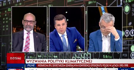 Absurdalna dyskusja o klimacie w TVP Info. Rachoń: CO2 jest w wodzie mineralnej. Też truje?
