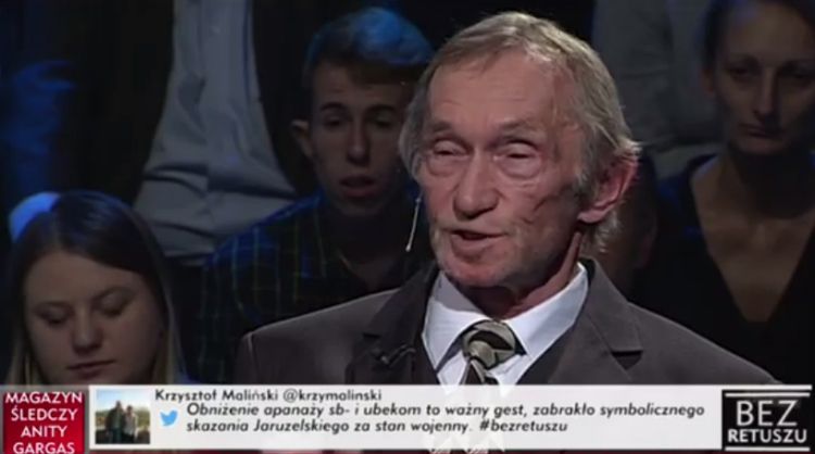 Wstrząsające wspomnienia opozycjonisty na antenie TVP Info