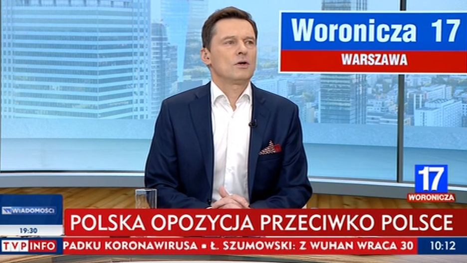 Protest w TVP Info przeciwko paskowi informacyjnemu