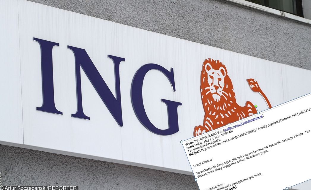 ING ostrzega przed oszustami. Fałszywe maile z groźnymi załącznikami