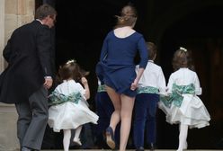 Gdy wchodziła po schodach, wiatr spłatał jej figla. Internauci od razu zauważyli