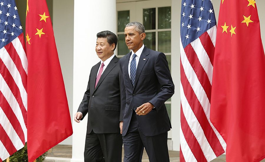 Barack Obama oraz Xi Jinping 