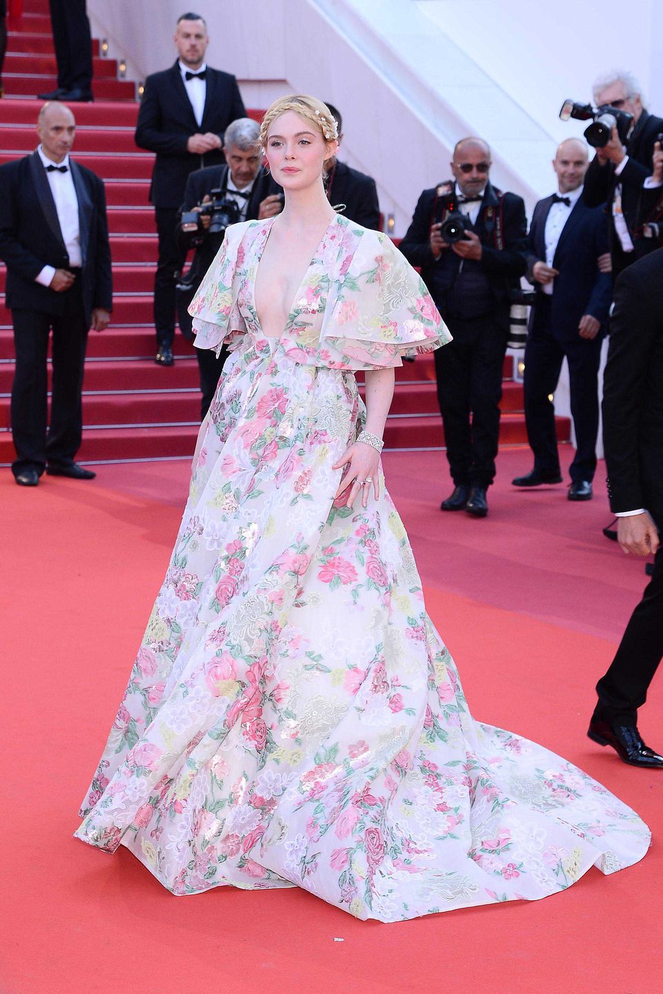 Elle Fanning - premiera filmu Les Miserables w Cannes