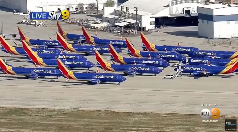 Boeingi 737 MAX zostały wycofane