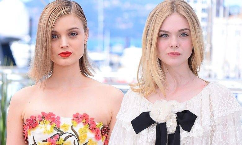 Bella Heathcotev i Elle Fanning, sesja zdjęciowa twórców "The Neon Demon" na festiwalu w Cannes 2016 (fot. ONS)