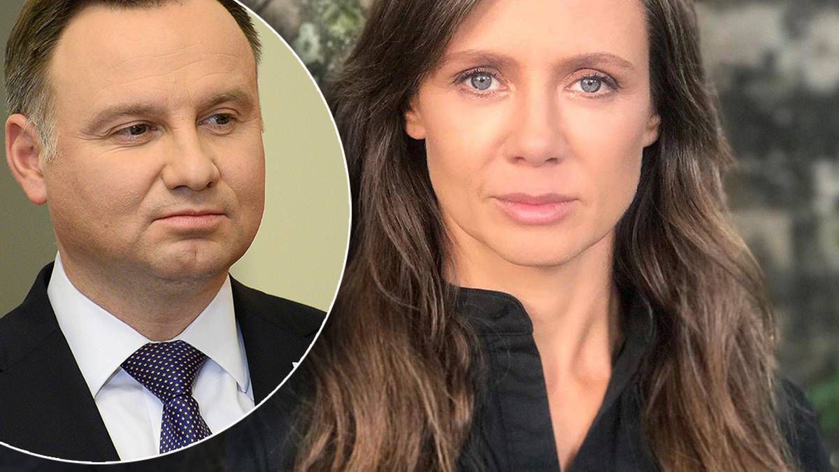 Kinga Rusin i Andrzej Duda