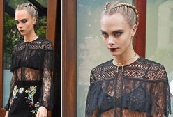 LOOK OF THE DAY: Cara Delevingne w koronkach od Zuhaira Murada