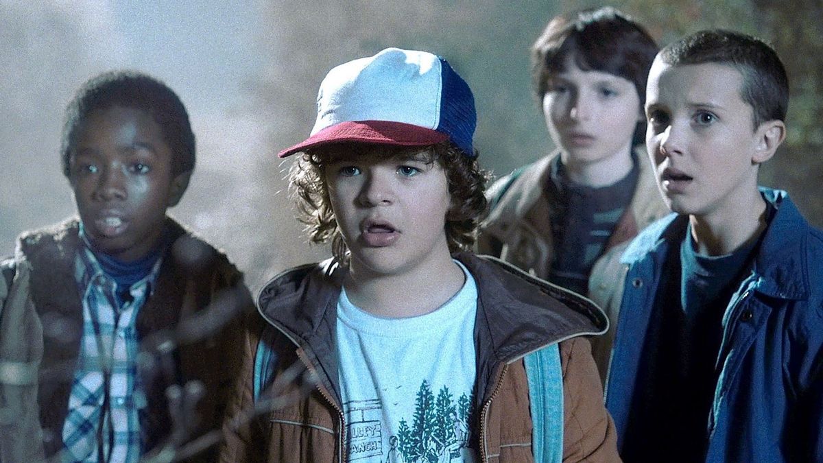 Na planie "Stranger Things".
