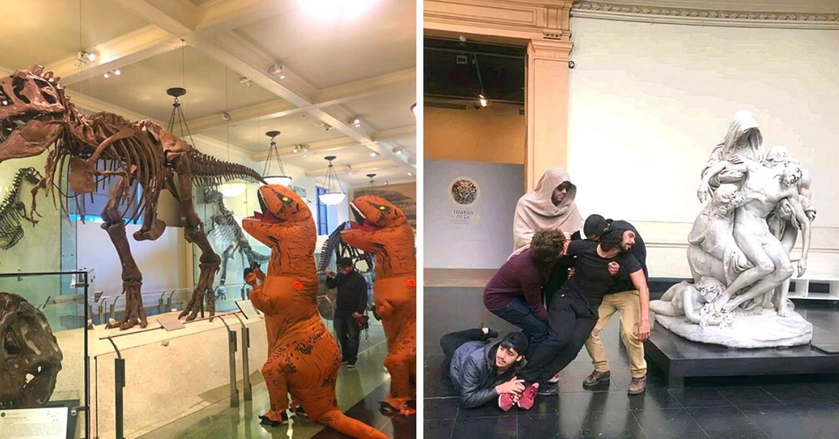 17 Photos of People Having Fun in Museums