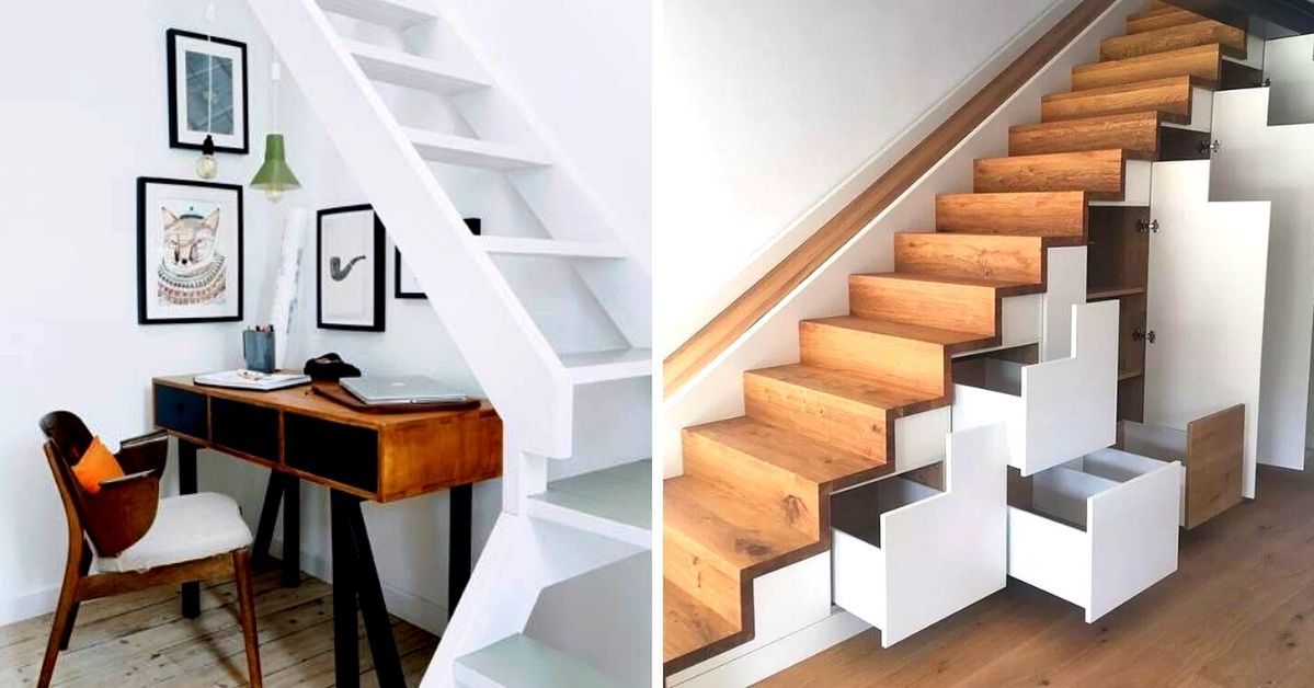 16 kreatywnych pomysłów na zagospodarowanie przestrzeni pod schodami. Są wyjątkowe!