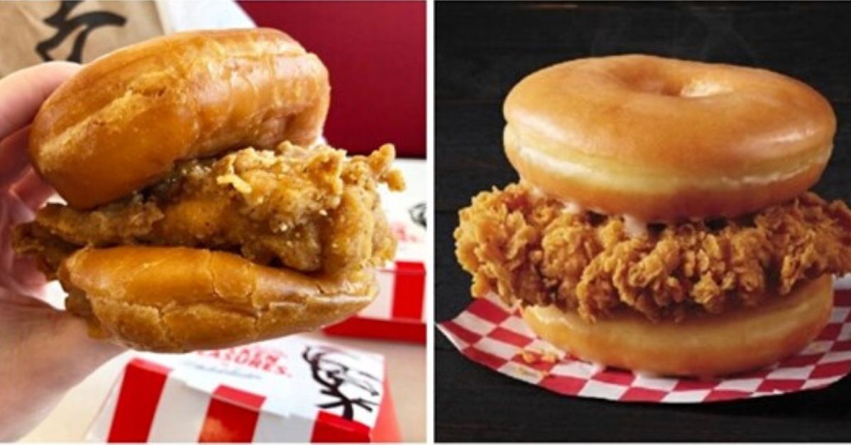 KFC stworzyło nową kanapkę Chicken&Dounat! W całości smażona w głębokim tłuszczu