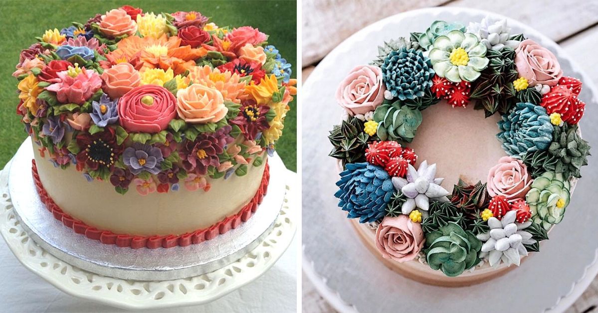 30 Most Beautiful Flowery Cakes With a Plenty of Spring Motifs