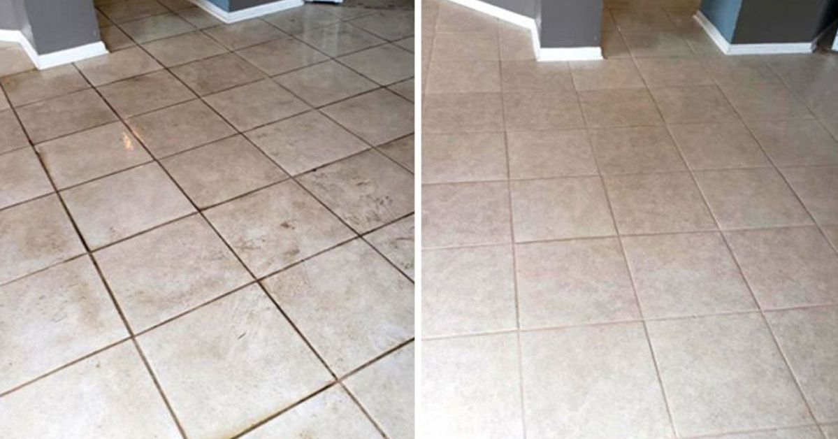 Cleaning Tiles Has Never Been So Easy. A Tiktoker Discovers a Way to Do It