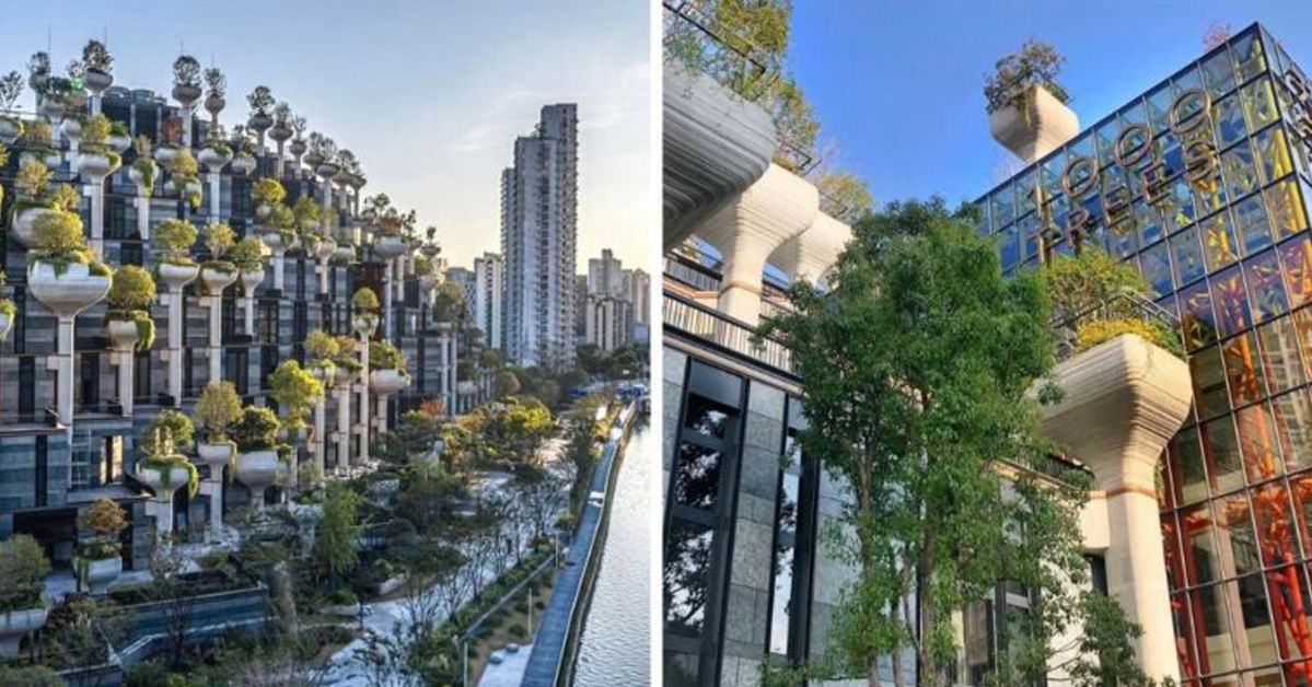New 'Hanging Gardens of Babylon' built in Shanghai