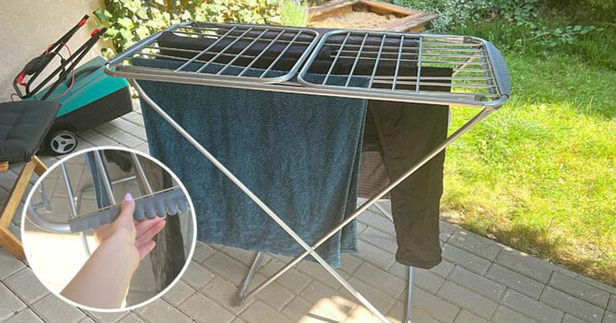 The Hidden Function of an Outdoor Drying Rack! Purposed Specifically for Hanging Socks