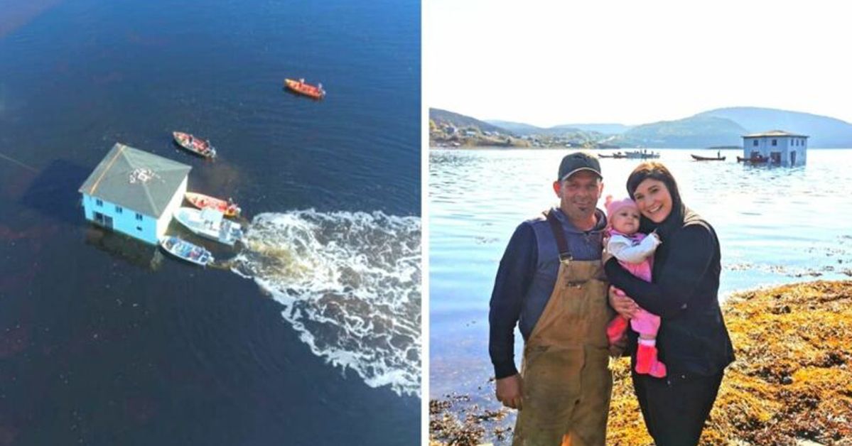 A Couple Move Their House to the Other Side of the Lake to Save It