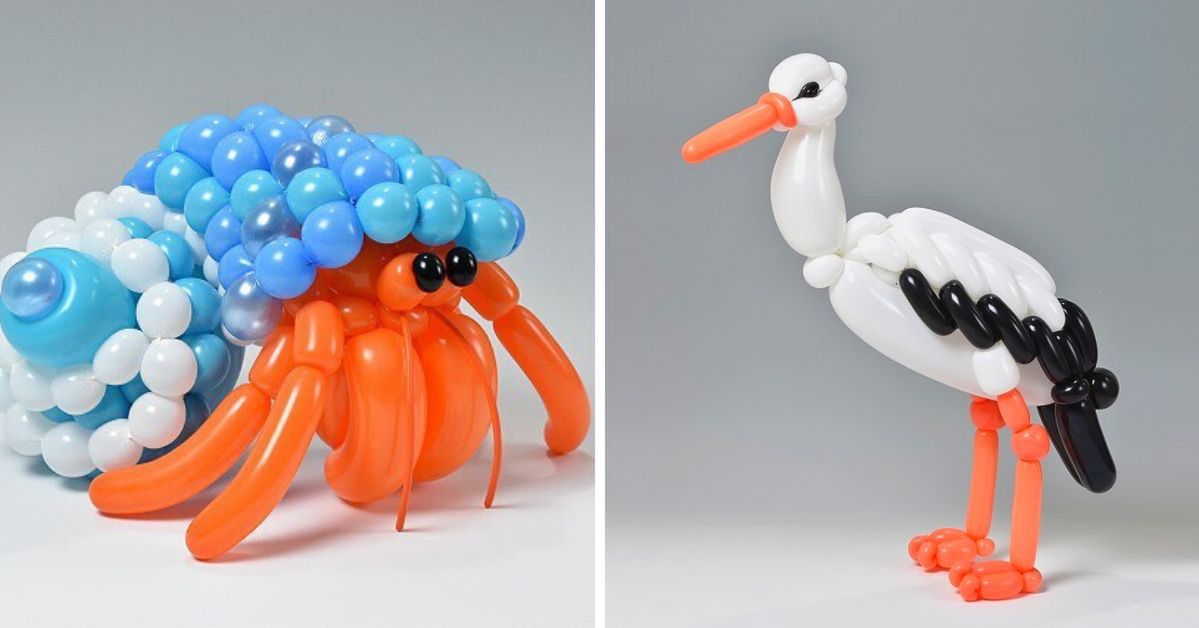20 Marvelous Pieces Made of Balloons. They Look Gorgeous!