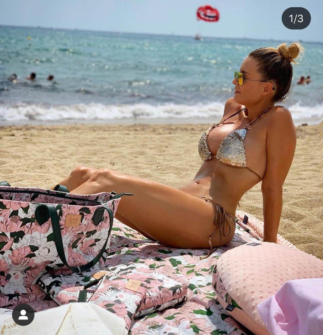 Małgorzata Rozenek w metalicznym bikini