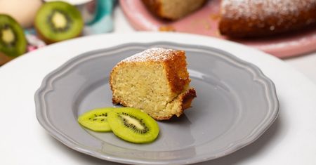 Mega puszyste ciasto z kiwi