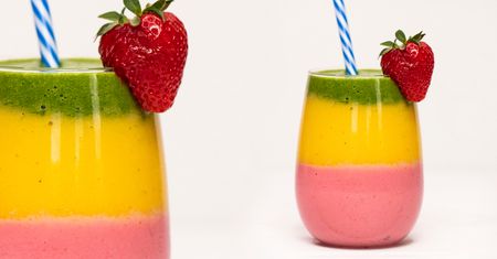 Trzywarstwowe smoothie