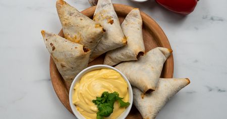 Rożki burrito w tortilli