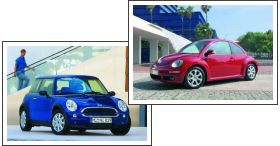 Mini One kontra VW New Beetle
