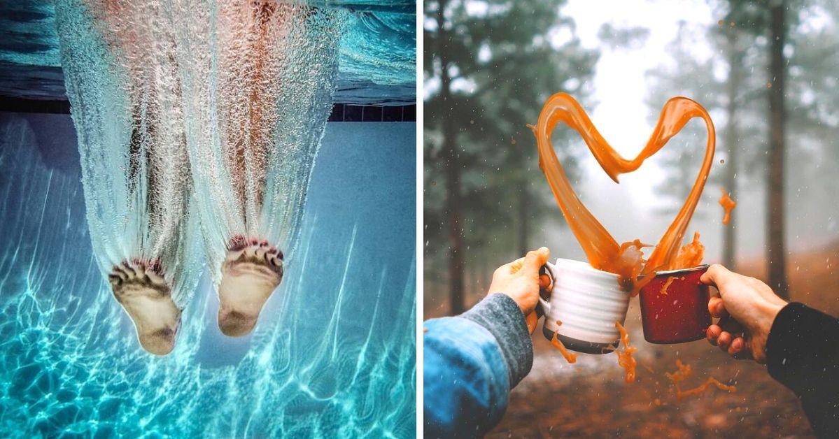 18 Pretty Pictures With Perfect Timing. Not Everyone Has an Eye for Such Precision!