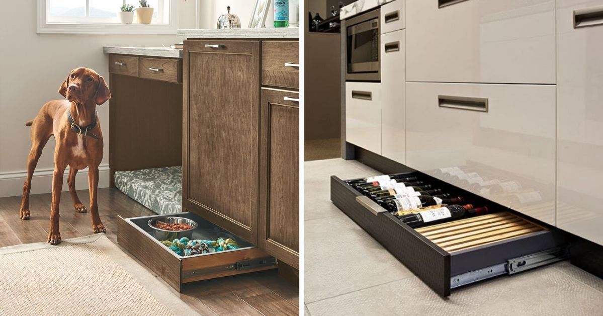 Stash Drawers That Can Give Your Kitchen Extra Space. Ingenious Design!