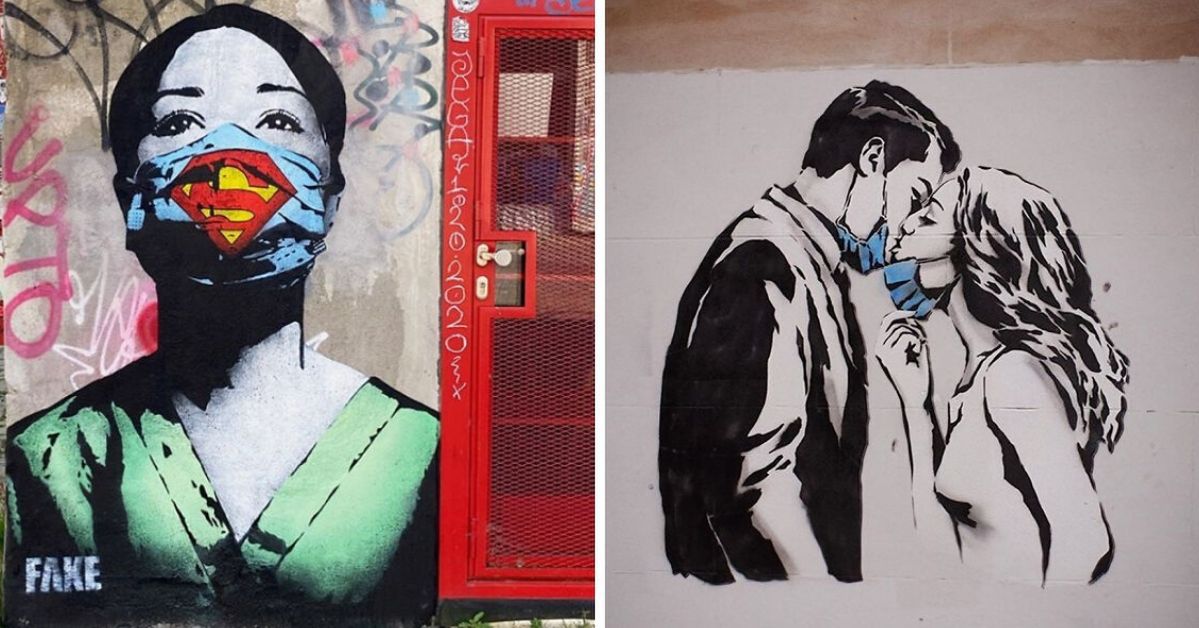 22 Examples of Graffiti  Inspired by Coronavirus Pandemonium. They Are Genuine Masterpieces!