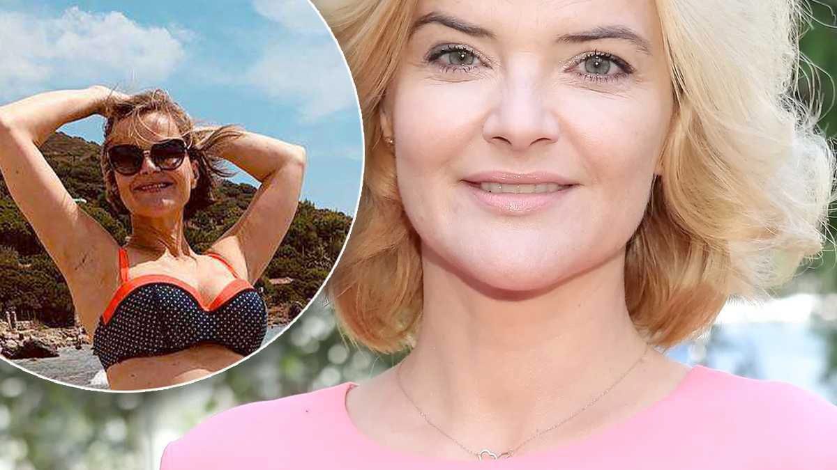 Monika Zamachowska w bikini pręży się na plaży. Internauci są zachwyceni jej sylwetką: "Taki tłuszczyk jest seksi"