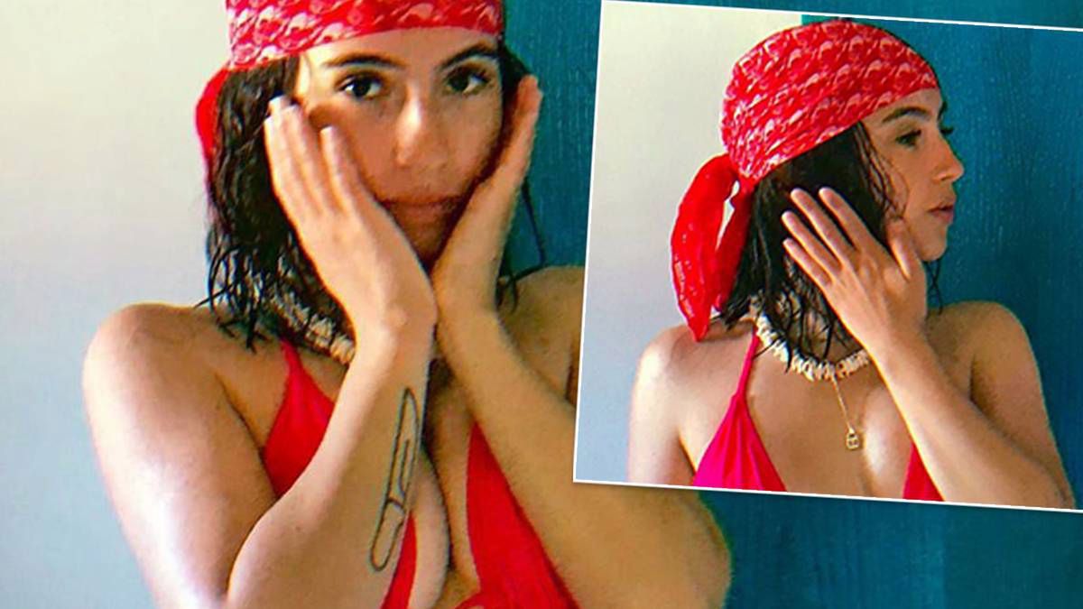 Zakochana Ola Kowalska prezentuje idealną figurę w czerwonym bikini. Po chorobie pozostało tylko wspomnienie