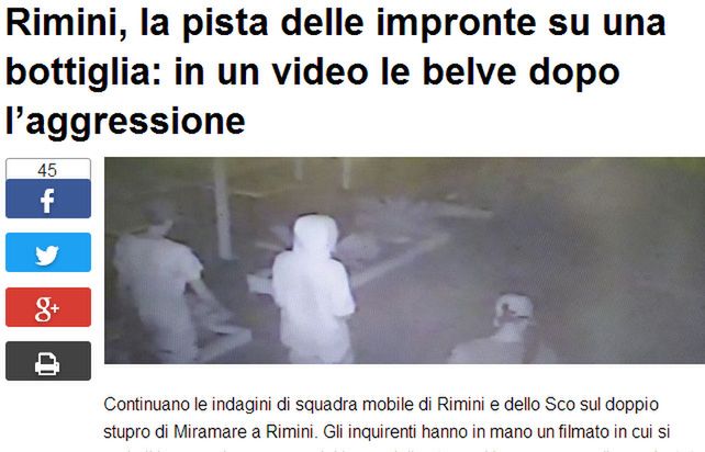 Napad na Polaków w Rimini: dwóch Marokańczyków przyznało się rozboju