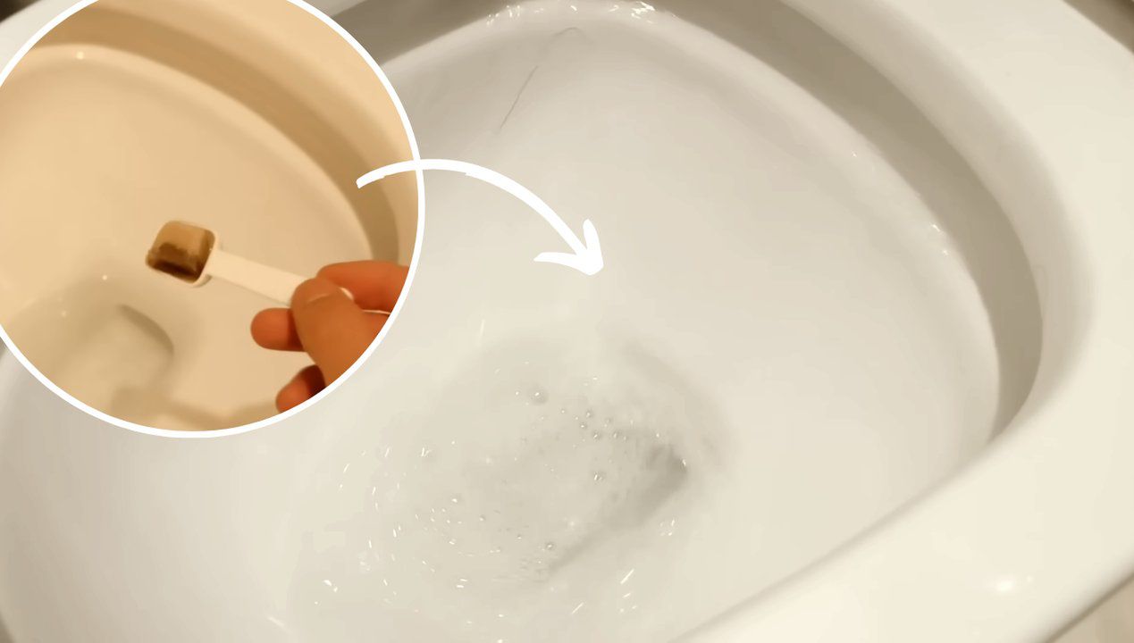 Samoczyszczące kostki do toalety. Fot. Youtube.com