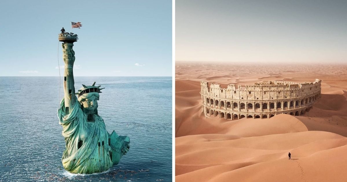 7 sugestywnych zdjęć ukazujących ziemię po apokalipsie klimatycznej. Dają do myślenia...