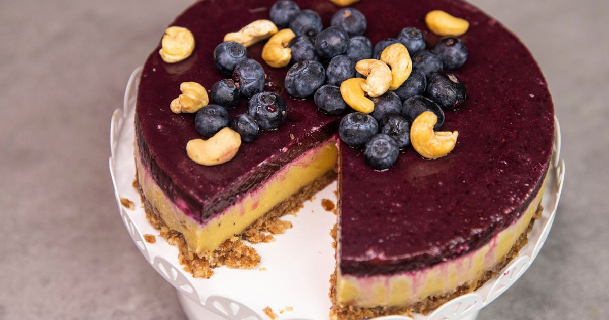 Sernik na zimno z orzechów