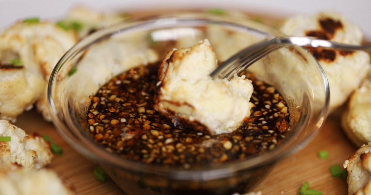 Pieczony kalafior - genialna przekąska na ciepło