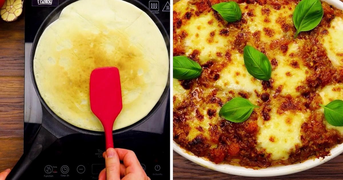 Zapiekanka canneloni z naleśników