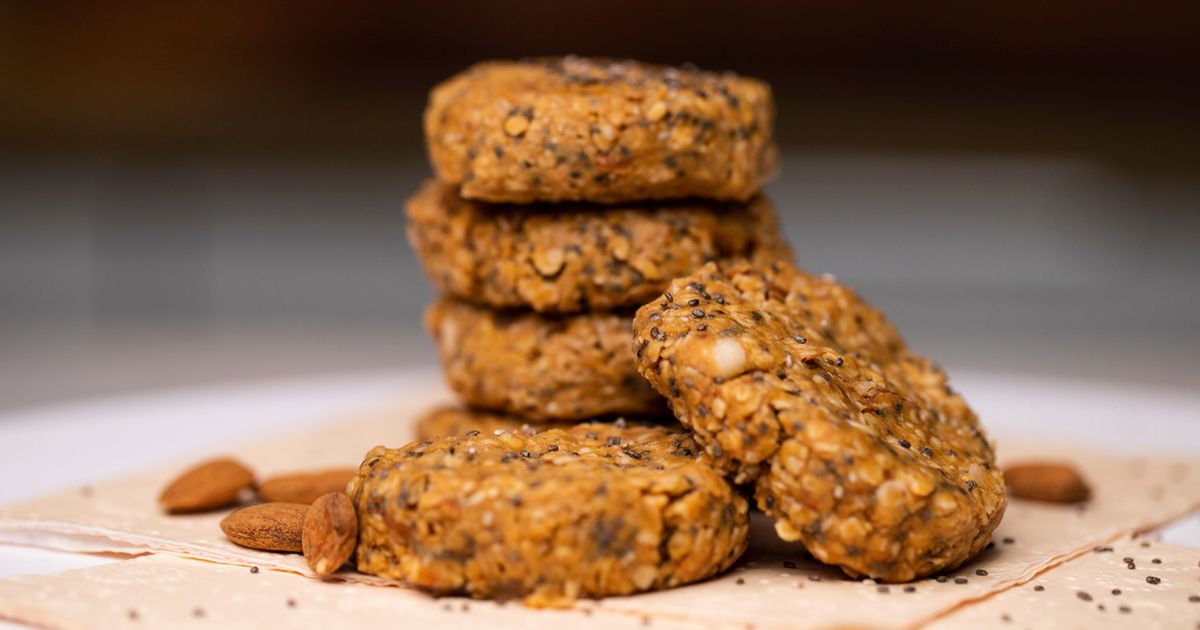 Ciasteczka owsiane z masłem orzechowym