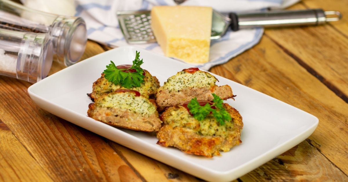 Mielone z ziołowym farszem