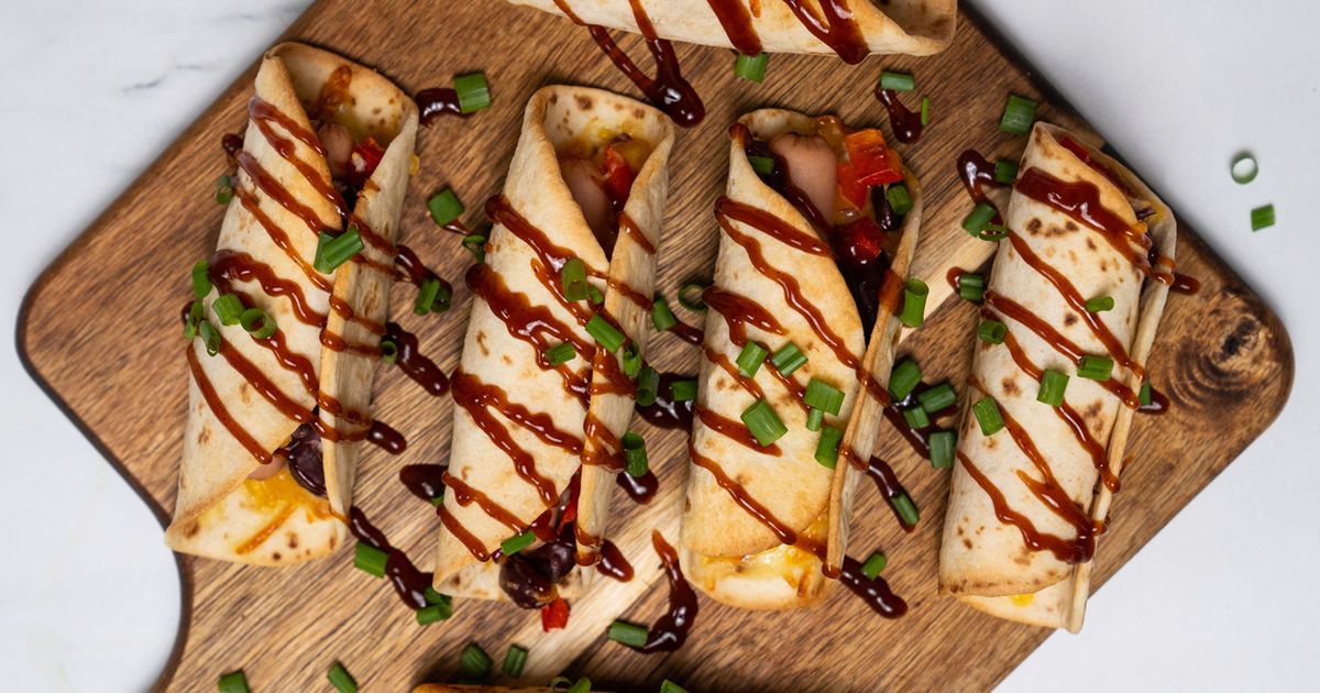 Mini hot-dogi z tortilli