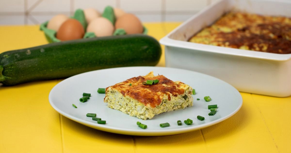 Zapiekanka z cukinii dla malucha
