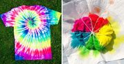 6 pomysłowych sposobów na farbowanie koszulki metodą "tie-dye"