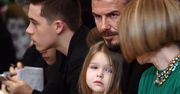 Córka Beckhamów w pierwszym rzędzie na pokazie mamy