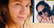 49-letnia gwiazda "Rancza" w skąpym bikini. Ilona Ostrowska jeszcze bardziej rozgrzała panujący upał