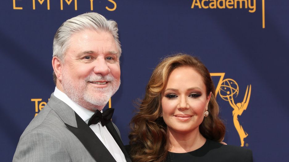 Mike Rinder i Leah Remini, rozdanie nagród Emmy, 2018 r.