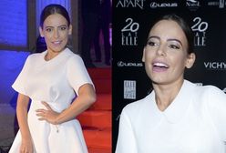 Anna Mucha w za dużej sukience