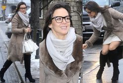 Zimowy styl Kingi Rusin